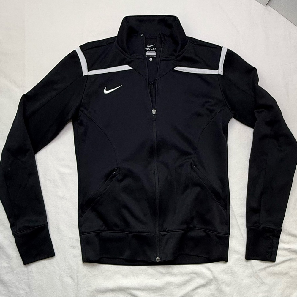 Nike Team Avenger Warm Up Jacket Women’s Size Small Athletic Zip Track Jacket